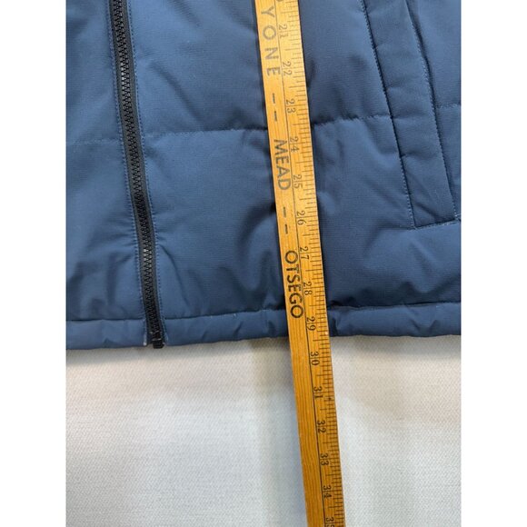 Eddie Bauer Mens Puffer Vest Size L Navy Blue Insulated Full Zip Pockets Quilted - Picture 5 of 10